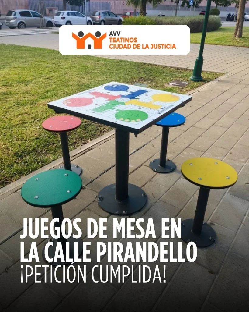 Publicación de Instagram de la AVV Teatinos