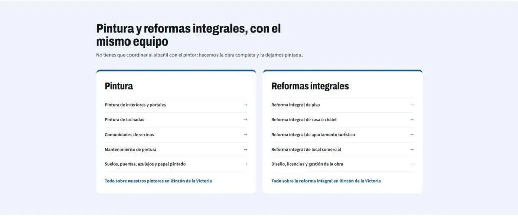 Servicios de pintura y reformas integrales de Brochaman