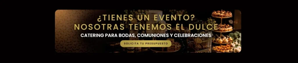 Banner de catering para bodas, comuniones y celebraciones
